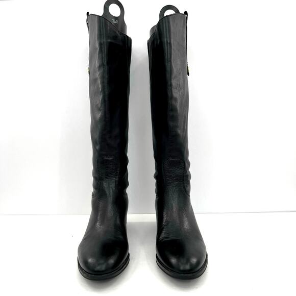 Sam Edelman Women's Penny Leather Riding knee high Boot Shoe - Picture 2 of 13